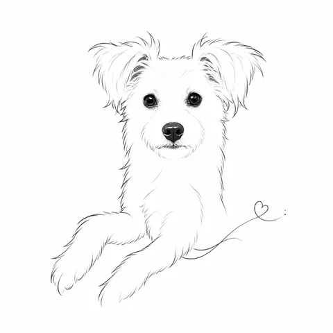 Mini · 小白 简约线条成品